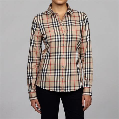 Amazon.com: Burberry Plaid Shirts For Women